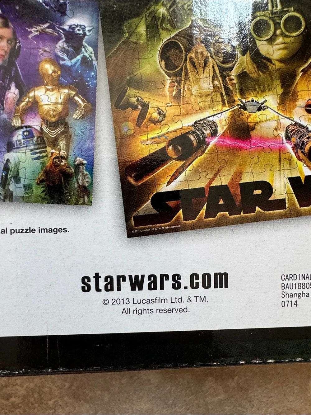 Star Wars Super 3D 4-Puzzle Pack - Blue/Green
